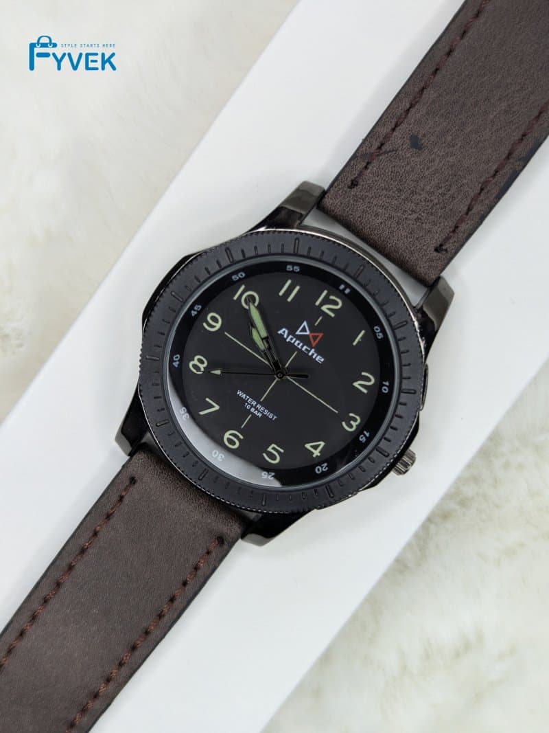 Apache Classic Chocolate (Leather Strap)!