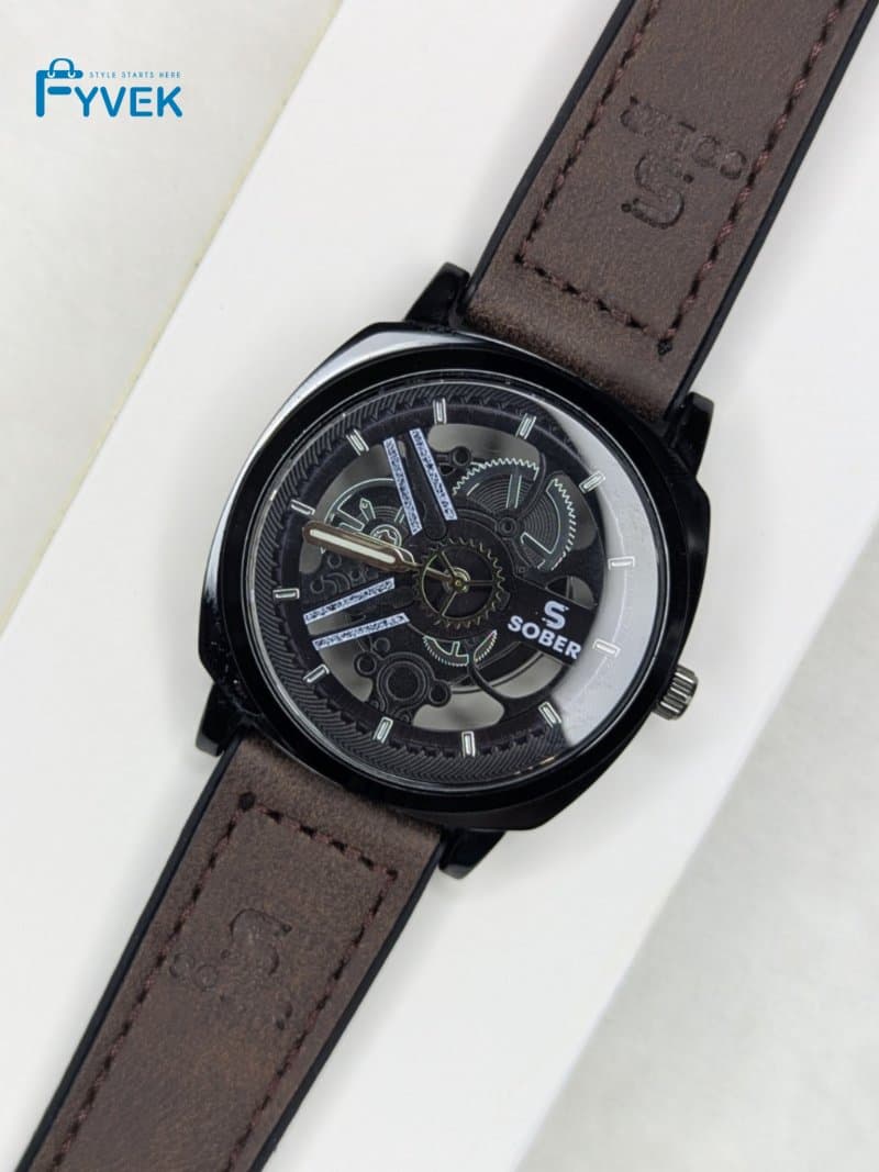 Sober Transparent Watch!